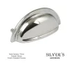 Henrietta Cabinet Drawer Pull Pol. Chrome 76mm C/C - 1