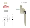 Non-Lockable Espag Window Handle (Spindle 50mm) Champagne Gold - 1