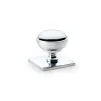 38 x 38mm Quantock Square Backplate - Polished Chrome - 2