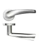 Curved Lever on Rose Door Handles - SSS - 1