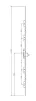 Lockmaster Door Lock - 4 Hook, 2 Roller - 1490mm Hook Centres - 2