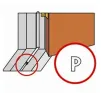 P Strip Draught Excluder - 3