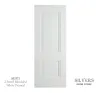2 Panel Moulded White Primed Door - 1
