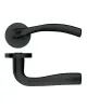 Siena Lever on Rose Door Handles Zoo Hardware - OMB - 1