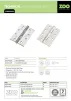 Grade 7 Washered Hinge Stainless Steel (4x3") - 3