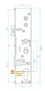 Lockmaster Double Spindle Centre Case Gearbox 92/62 - 35/45 Backset - 2