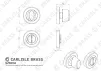 Serozzetta Bathroom Turn & Release - Antique Brass - 2