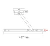Mila Door/Window Limiting Stay - 457 x 17mm - 2