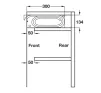 Tambour Door System Stainless Steel, Aluminium Finish - 2