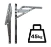 Pair of Atlas Heavy Duty Egress Easy Clean Restricted Hinges - 350mm 45KG - 3