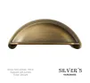 Oxford Cabinet Drawer Pull Bronze 76mm C/C - 1