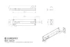 Cranked Barrel Bolt 38 x 150mm Satin Stainless Steel - 2