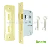 Basta 63mm (2 &frac12;") Polished Brass Sashlock - 1