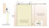 Single Door Sienna Stainless Steel Sliding Door System 120kg - 8