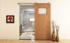 Single Door Sienna Stainless Steel Sliding Door System 120kg - 3