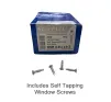 WP Safety Spring Catch Window Restrictor & Screws - 3