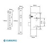 Contract Euro-Spec 55mm Backset Din Mortice Euro Sashlock - 2