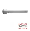 Soho Invisible Lever on Round Rose Door Handles - Karcher - SSS - 1