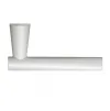 Brooklyn Invisible Lever on Round Rose Door Handles - Karcher - Polaris White - 2