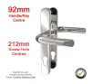 Polished Stainless Steel Handles. 92mm PZ - Supa Stainless G316 - 1