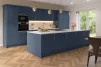 19mm Solid Ash Door/Drawer Front - Painted Navy Blue - 2