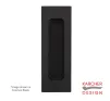Karcher Sliding Door Handle 120 x 41 x 12mm - Cosmos Black - 1