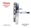 Polished Chrome Sprung Handles 70mm PZ, 200mm Centres - 1