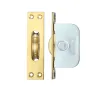 Sash Window Axle Pulley - 127 x 32mm - Polished Brass - 1