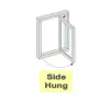 Pair of Atlas Heavy Duty Egress Hinges - 400mm 50KG - 3