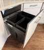 600mm Pull Out Waste Bins, Utensio Pro Maxi. 3 Bins - 1