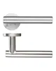 T-Bar Lever on Rose Door Handles Stainless Steel - 1