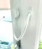 Keyless Push to lock Window Restrictor - White - 2