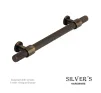 Harlington Premium Knurled Cabinet Handle 160mm - Antique Bronze - 1