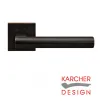 Madeira Square Lever on Rose Handles - Oil Rubbed Bronze - 1