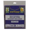 WARMSEAL Self Adhesive Heavy Foam Draught Excluder 3-6mm Gaps - (3.5m) Black - 1