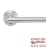 Rio Lever on Rose Door Handles - Karcher SSS - 1