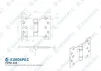 102 x 127 x 3.5mm (4x3x5) Grade 13 Parliament Hinges - Satin Stainless Steel - 2