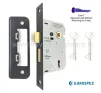 EuroSpec 65mm Black Sashlock - 1