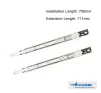 700mm Accuride Touch Release Ball Bearing Runners 3832TR - 1