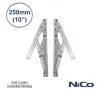 10" (250mm) Standard Top Hung Window Hinges - 1