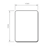 Self Adhesive Repair Plate 47x65mm - SS - 2