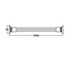 Hafele Bedroom Pull-out Trouser Rack to suit 900mm Cabinet - 2