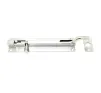 Cranked Barrel Bolt 38 x 150mm Satin Stainless Steel - 1