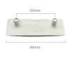 3mm White Cockspur Wedge for Upvc/Aluminium Windows - 1