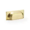 96mm Alexander and Wilks Quantock Cup Handle - Satin Brass PVD - 1