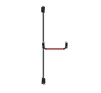 Iseo Vertical Panic Bar Kit, Red Bar. - 1