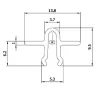ASEC Snap It Patio Track - 2.4m - 2