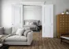 2 Panel Moulded White Primed Door - 4