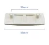 4mm White Cockspur Wedge for Upvc/Aluminium Windows - 1