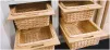 600mm Wicker Basket Inc Beech Runners & Handle - 3